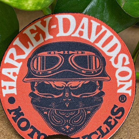 Custom Motorcycle Harley design car coasters set/2 - Picture 7 of 8